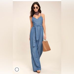 Lulus Denim jumpsuit